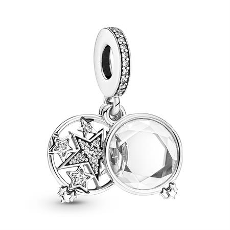 Pandora - charm Magnified Star Double - sølv